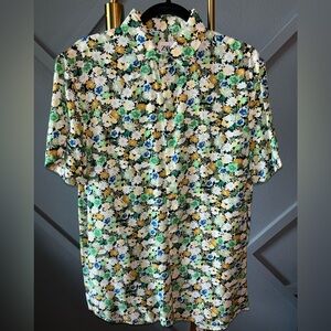 NWOT! Zara Multicolor Floral Men's Shirt